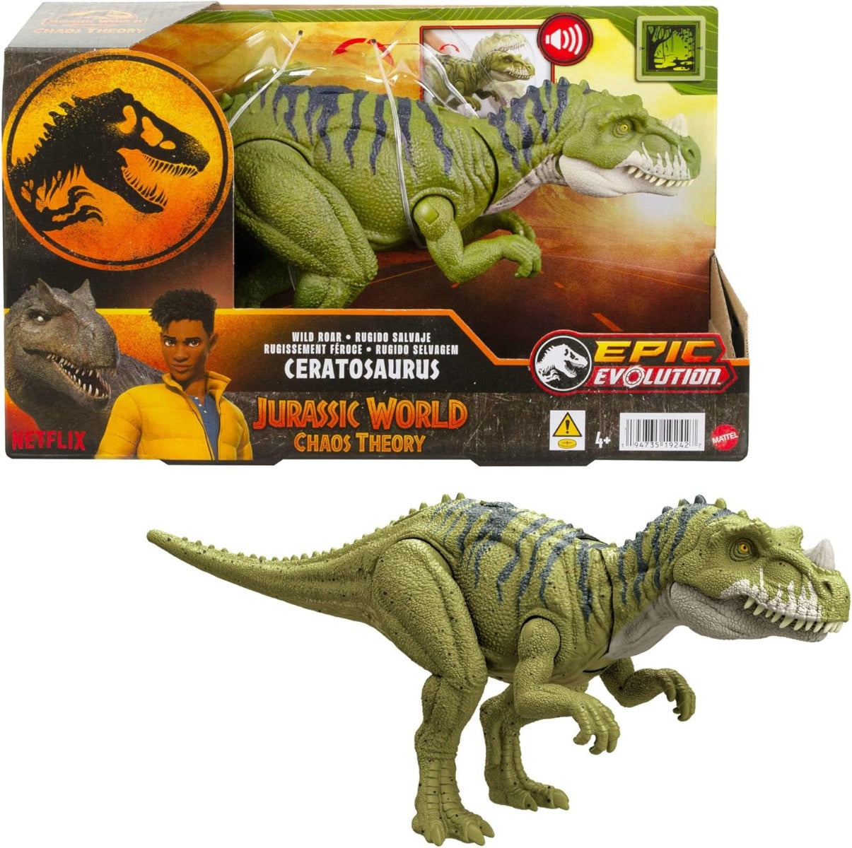 Mattel Jurassic World Dinosaur Ceratosaurus