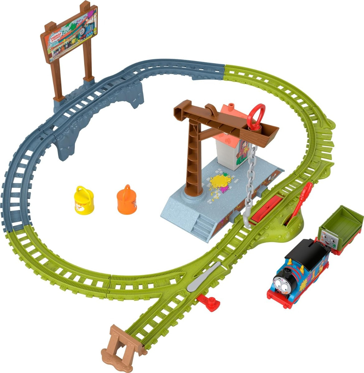 Thomas & Friends Pista de Entrega de Pintura HTN34