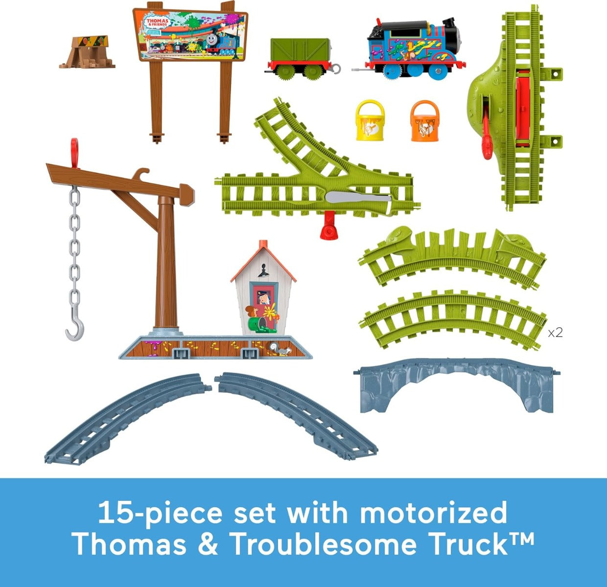 Thomas & Friends Pista de Entrega de Pintura HTN34