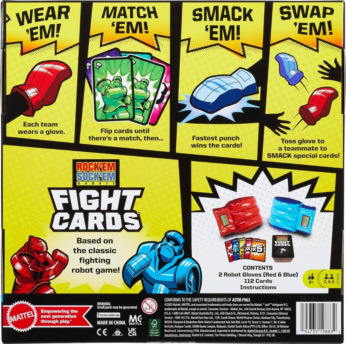 ROCK 'EM SOCK 'EM CARDS HTW64