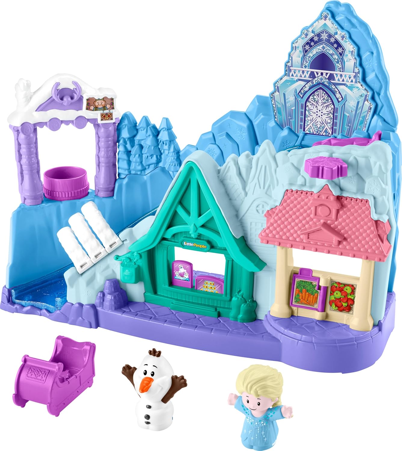 LITTLE PEOPLE FROZEN AVENTURAS EN TRINEO EN ARENDELLE    HWB34