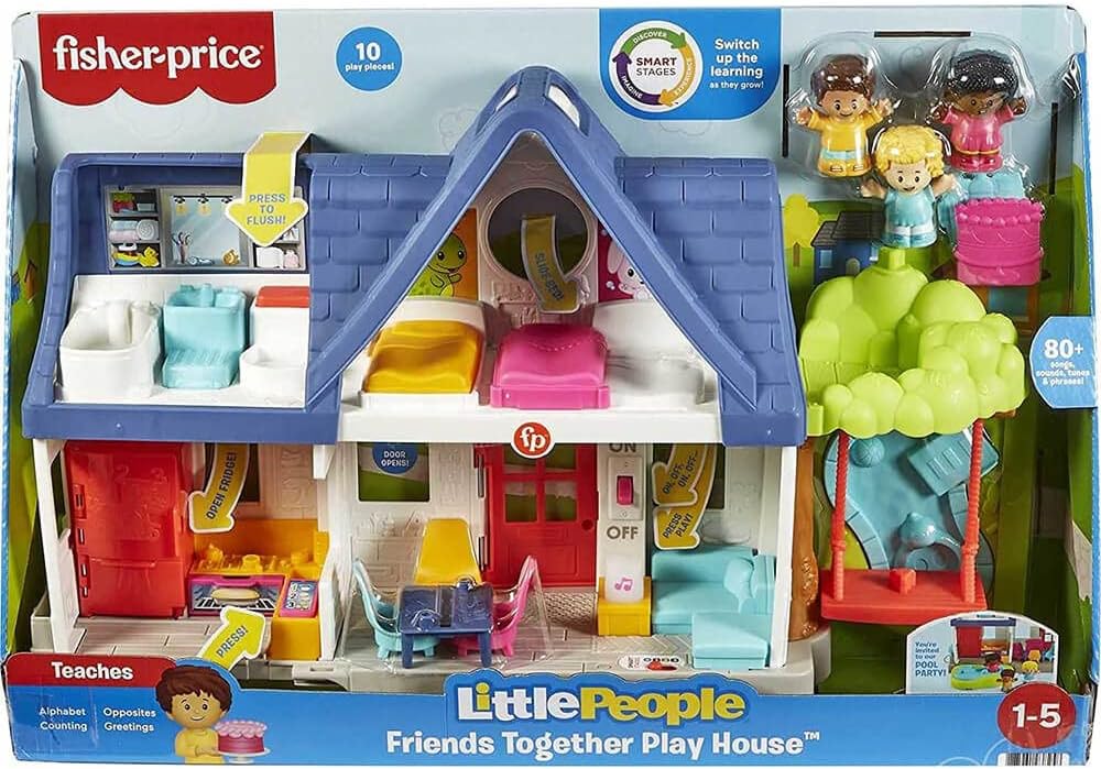 Fisher-Price Little People - Casa de Juego de Amigos Juntos HWH02