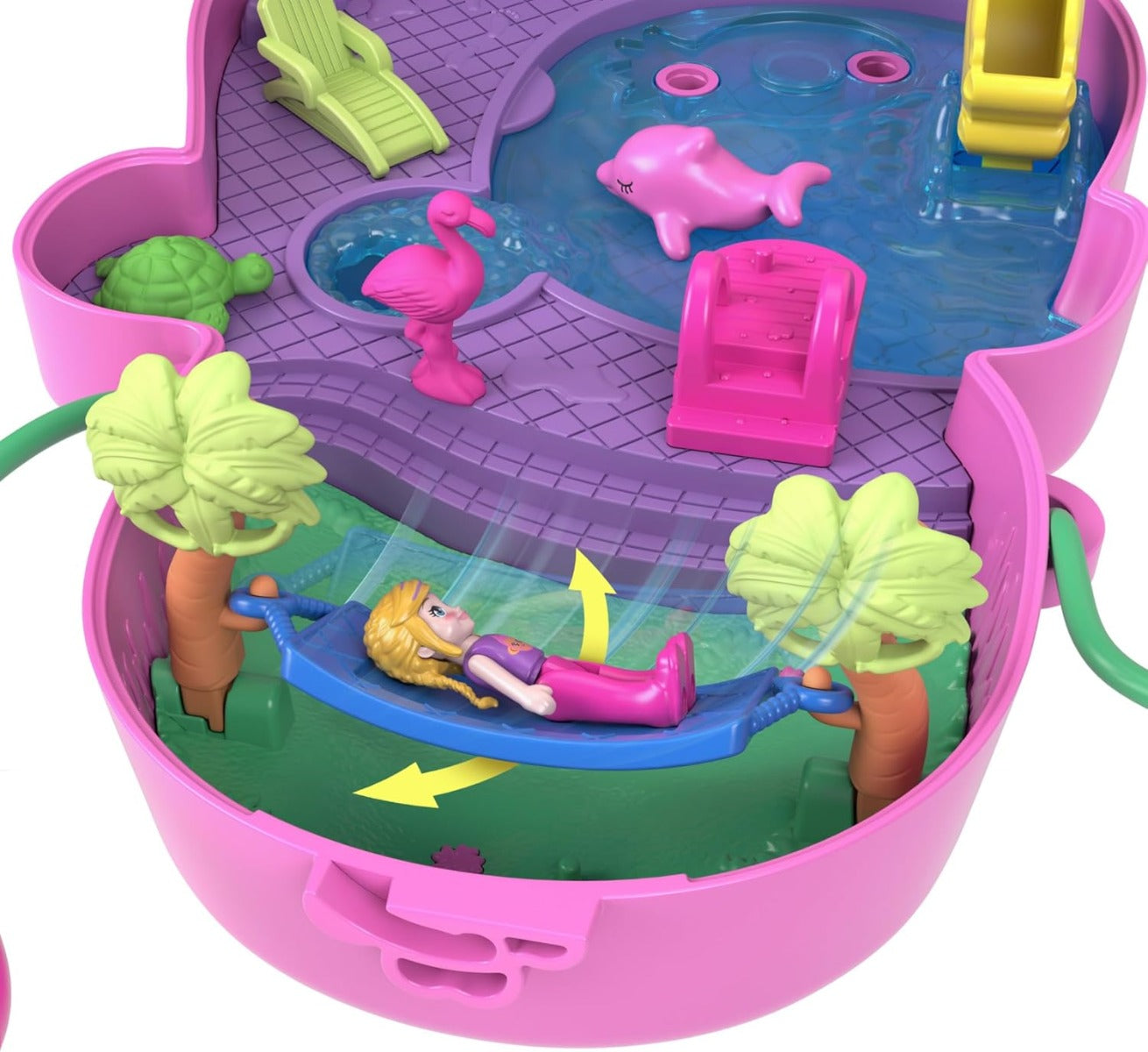 Polly Pocket Adventures in Rio Mommy Monkey and her Baby HWP04