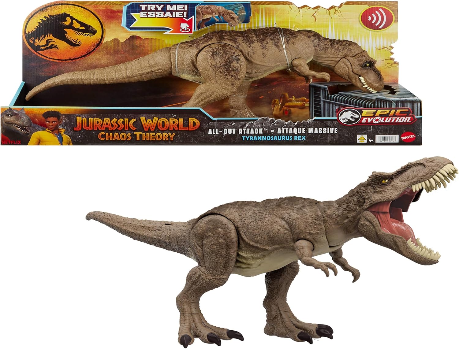 Jurassic World Total Attack T. Rex HXF53