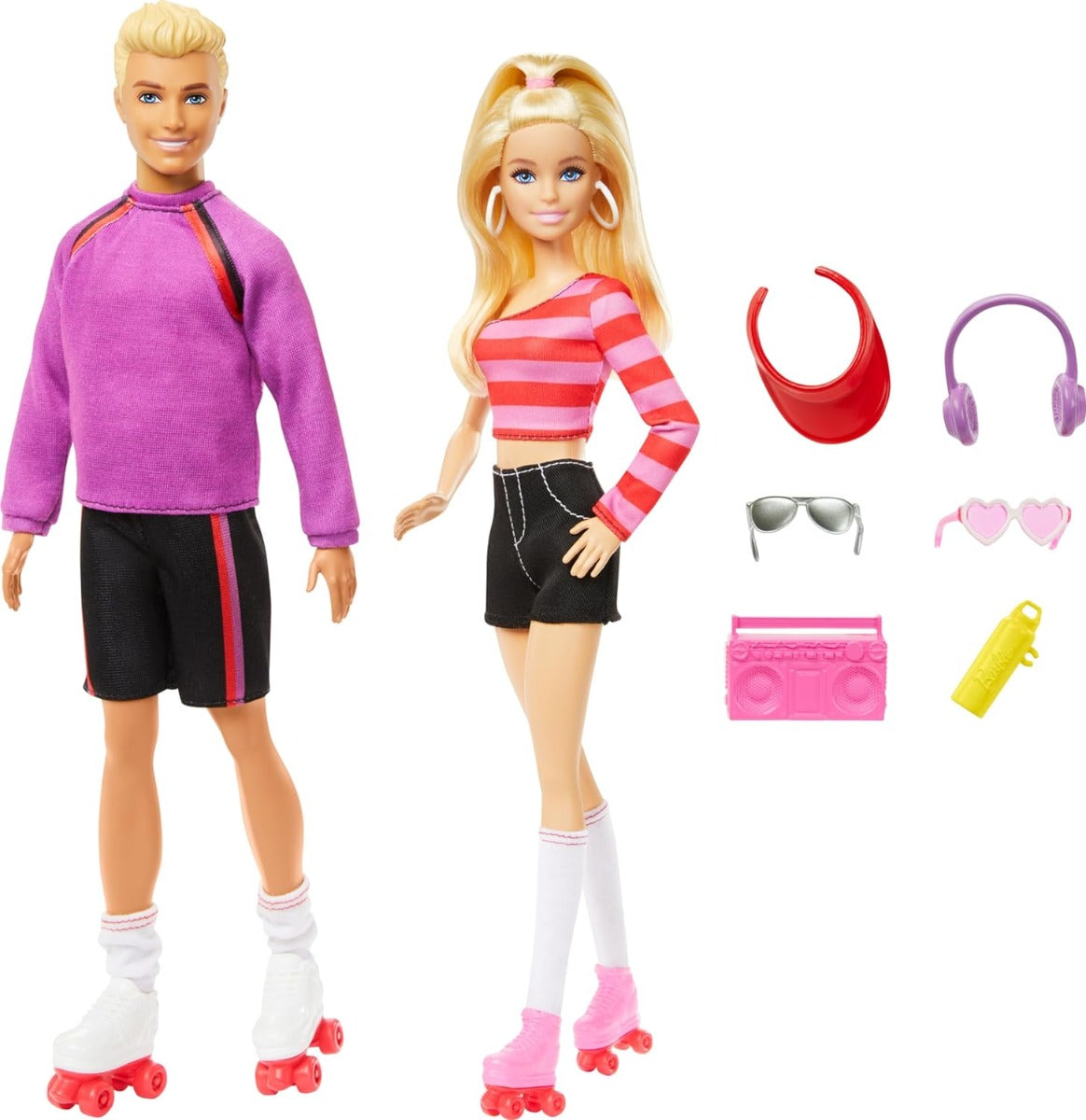 Barbie and Ken on Roller Skates Fashionistas 65th Anniversary HXK90