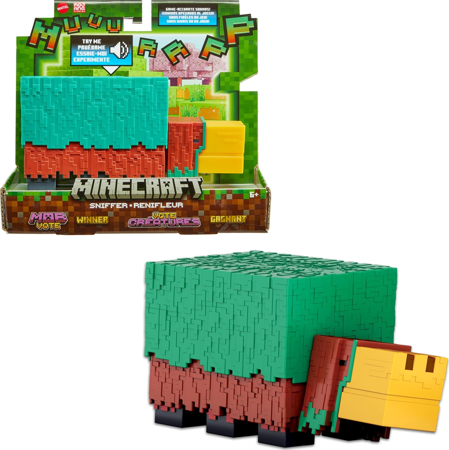 MINECRAFT VANILLA FIG DE ACCIÓN SNIFFER DE 3.25PULG  HXM85