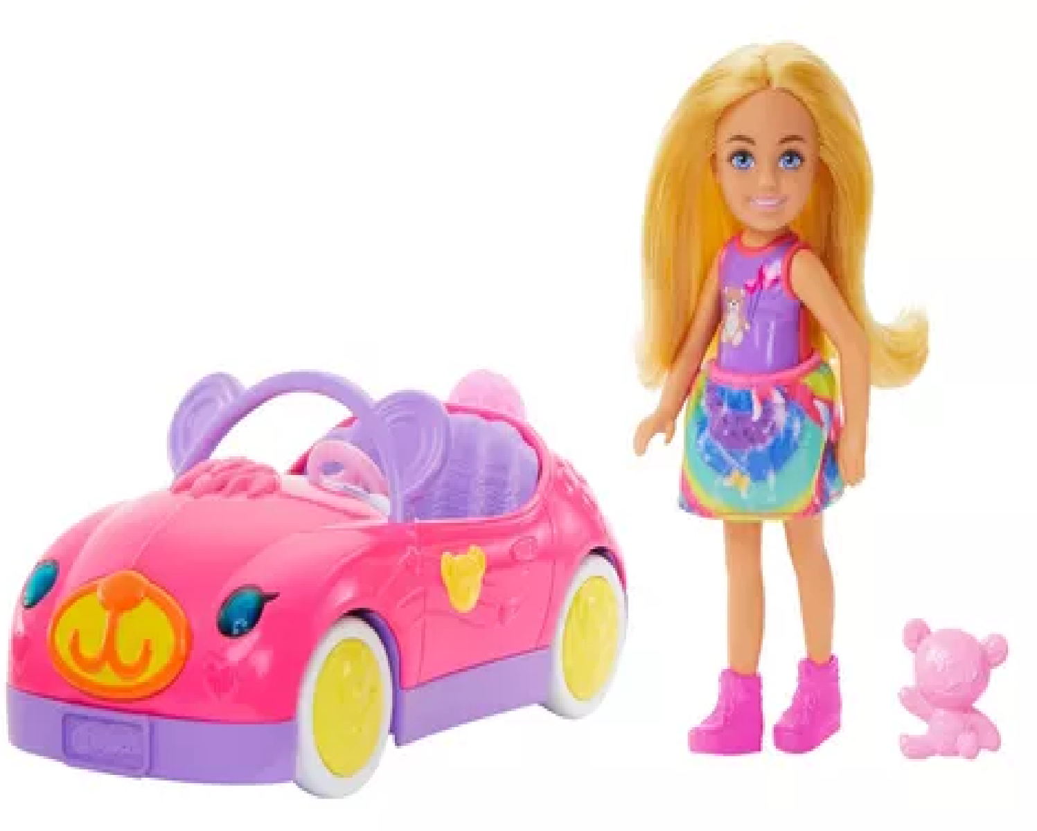 Barbie Chelsea Doll and Teddy Bear Car HXN05