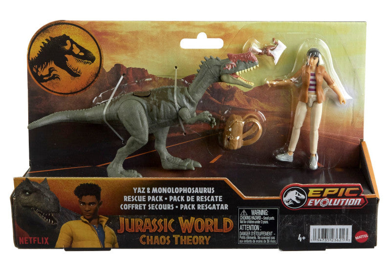 Jurassic World Chaos Theory Dinosaur and Human Bundle HXP74