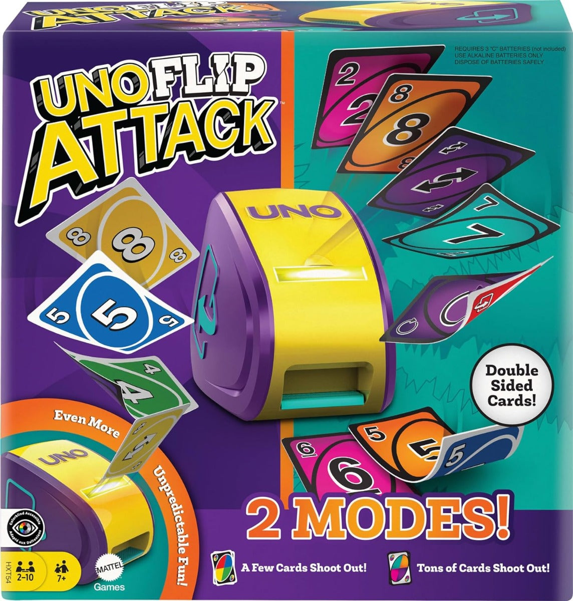 Mattel Games UNO Board Game Flip Attack HXT54