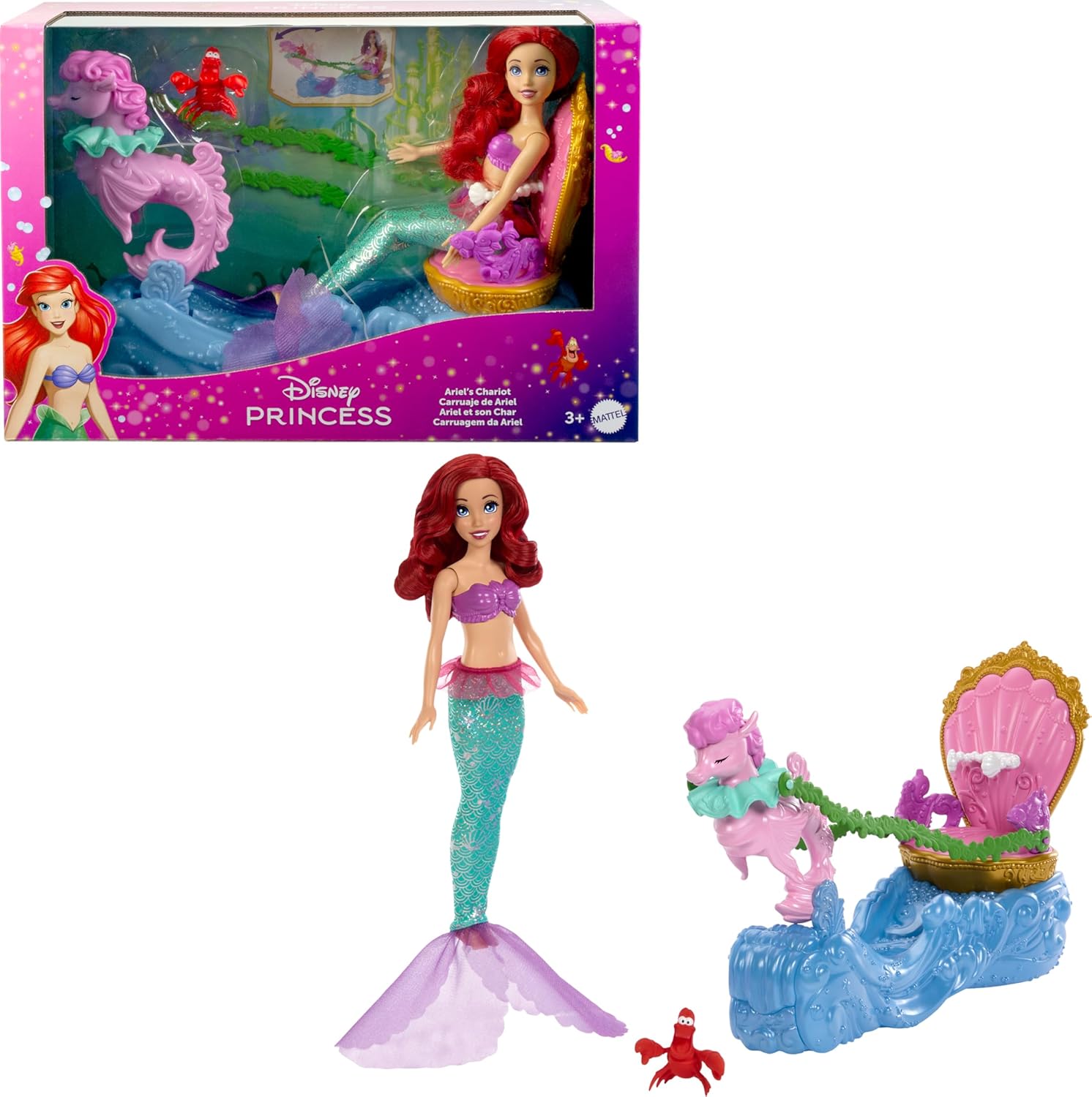 Disney Princesa Carruaje de Ariel HXV70