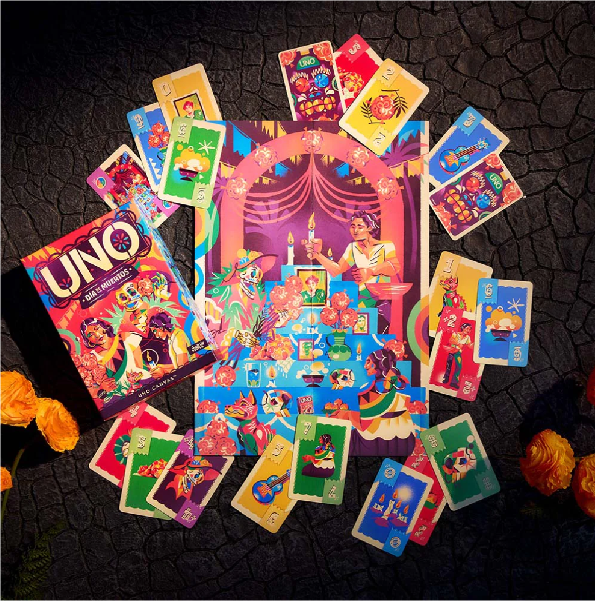 UNO  JUEGO DE CARTAS DÍA DE MUERTOS  HYH47