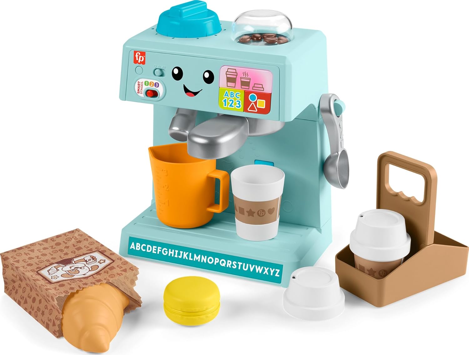 Fisher-Price Ríe y Aprende Juguete para Bebés Mi Primera Máquina de Café