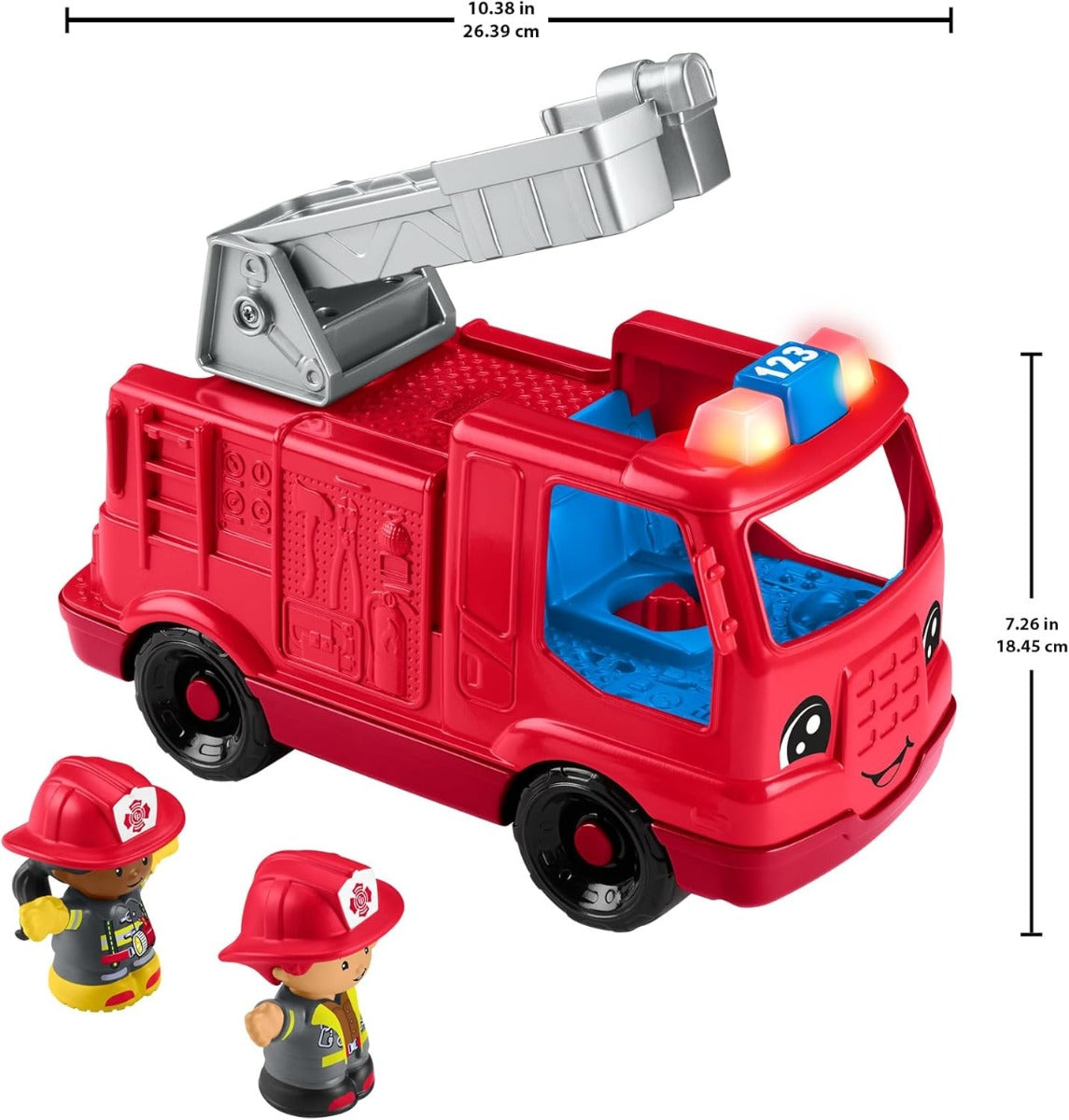 FP LITTLE PEOPLE MEDIUM FIRE TRUCK HYP40