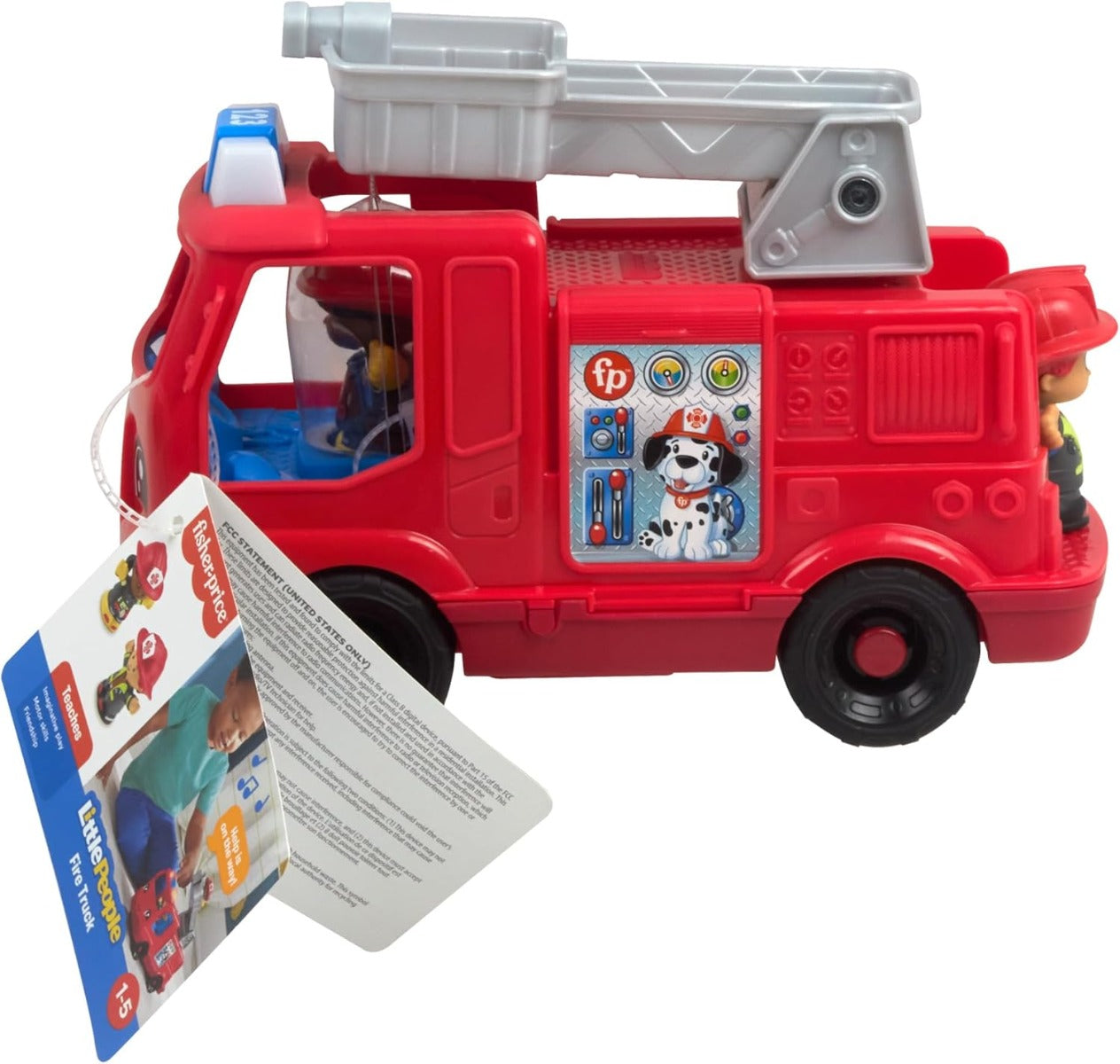 FP LITTLE PEOPLE MEDIUM FIRE TRUCK HYP40