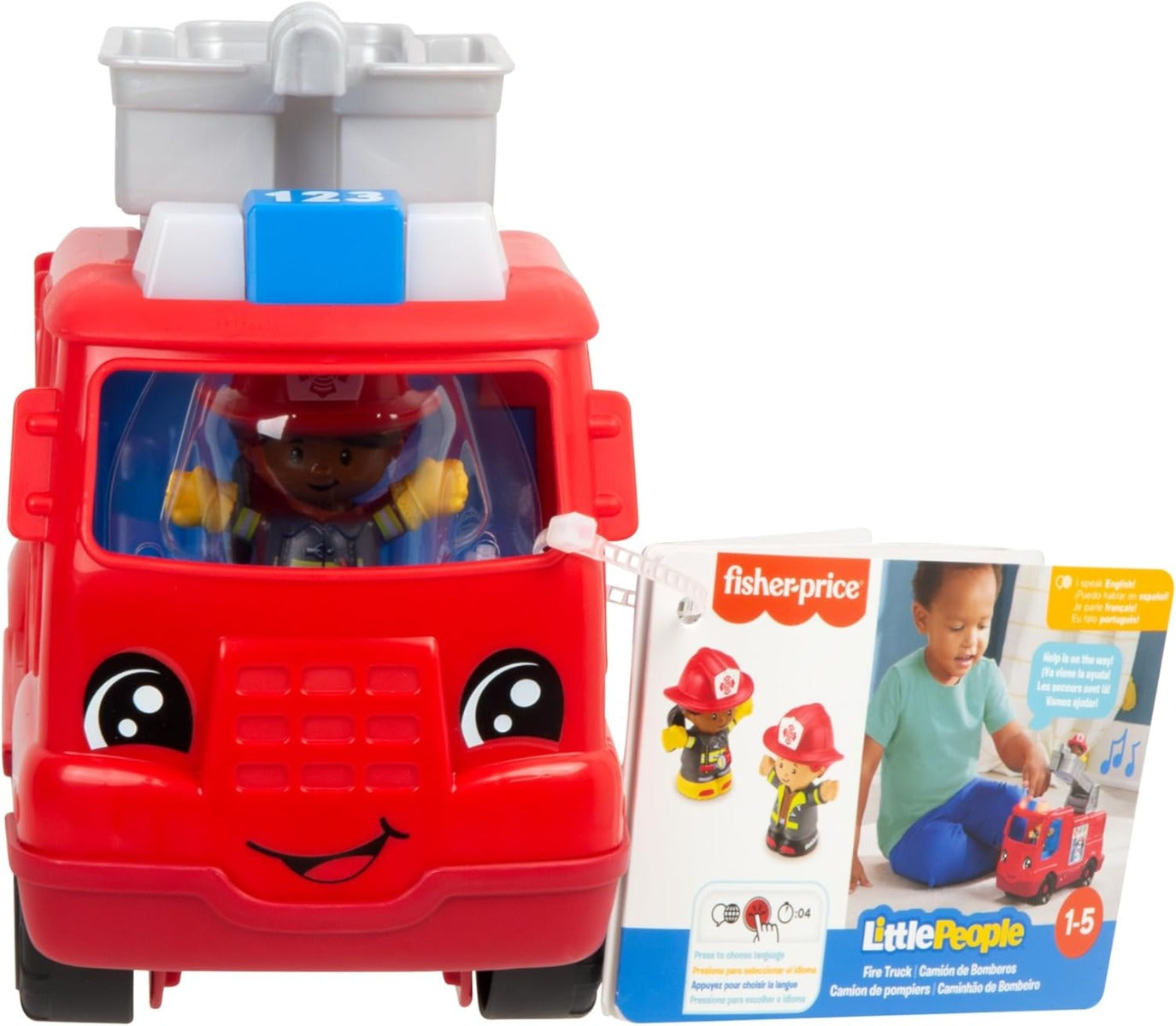 FP LITTLE PEOPLE MEDIUM FIRE TRUCK HYP40