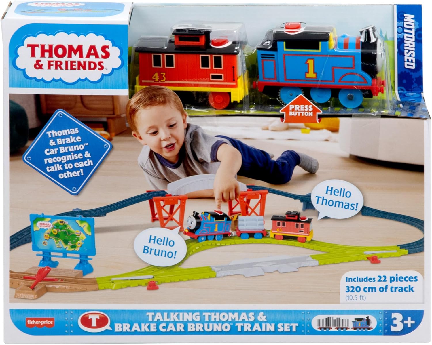 Thomas & Friends Train Set Car Bruno HYP45