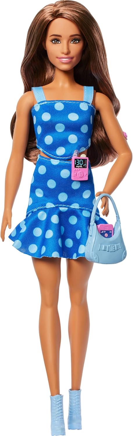 BARBIE FASHIONISTA MUÑECA CON DIABETES  HYT97