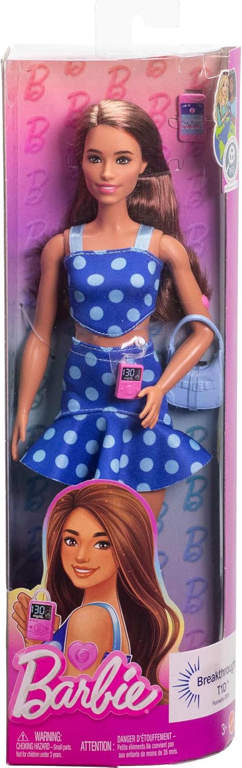 BARBIE FASHIONISTA MUÑECA CON DIABETES  HYT97