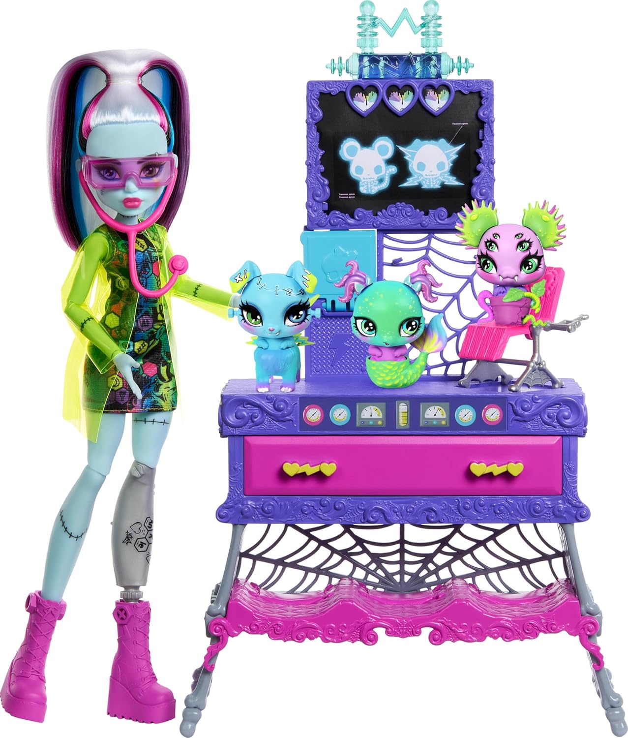 MH  SET DE JUEGO CREA TU MASCOTA MONSTRUOSA  JBF18