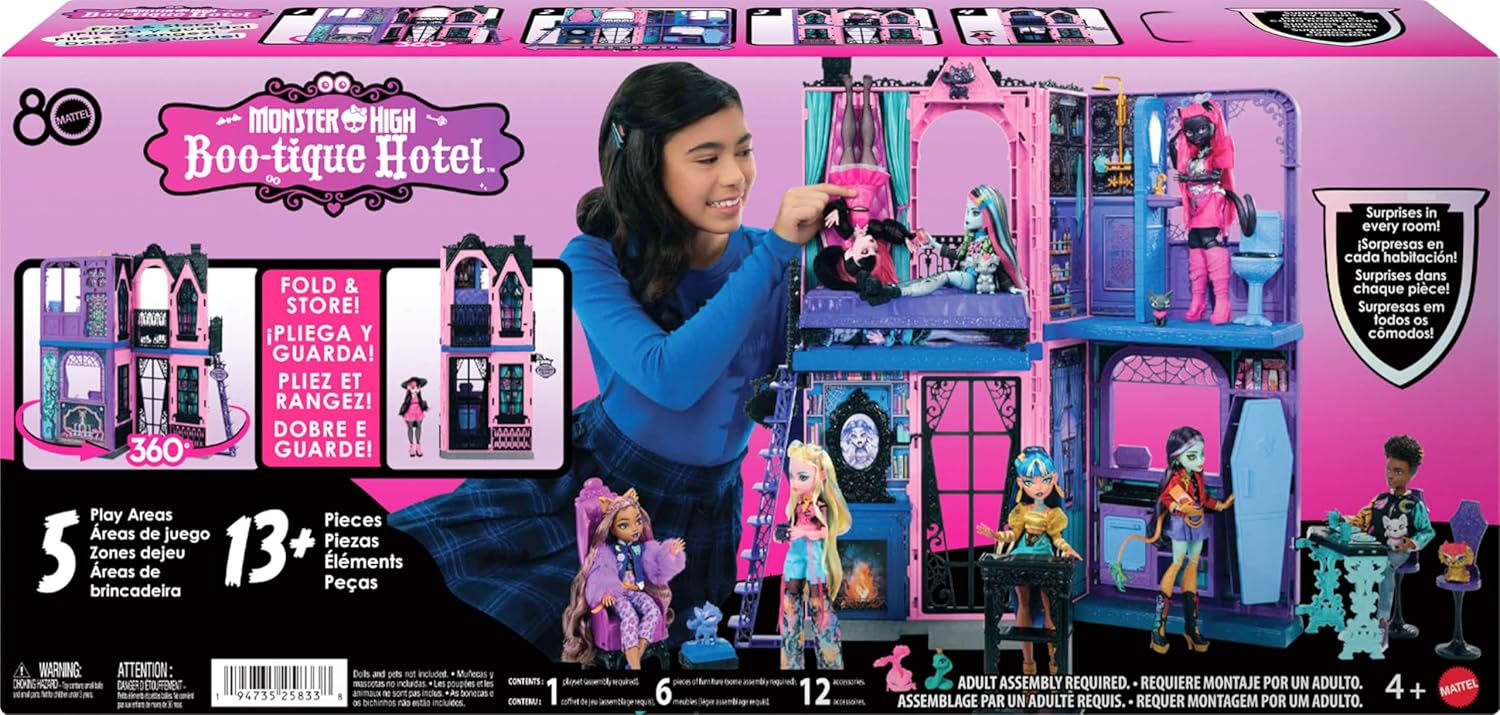MONSTER HIGH CASA DE MUÑECAS HOTEL BOO-TIQUE  JBF16