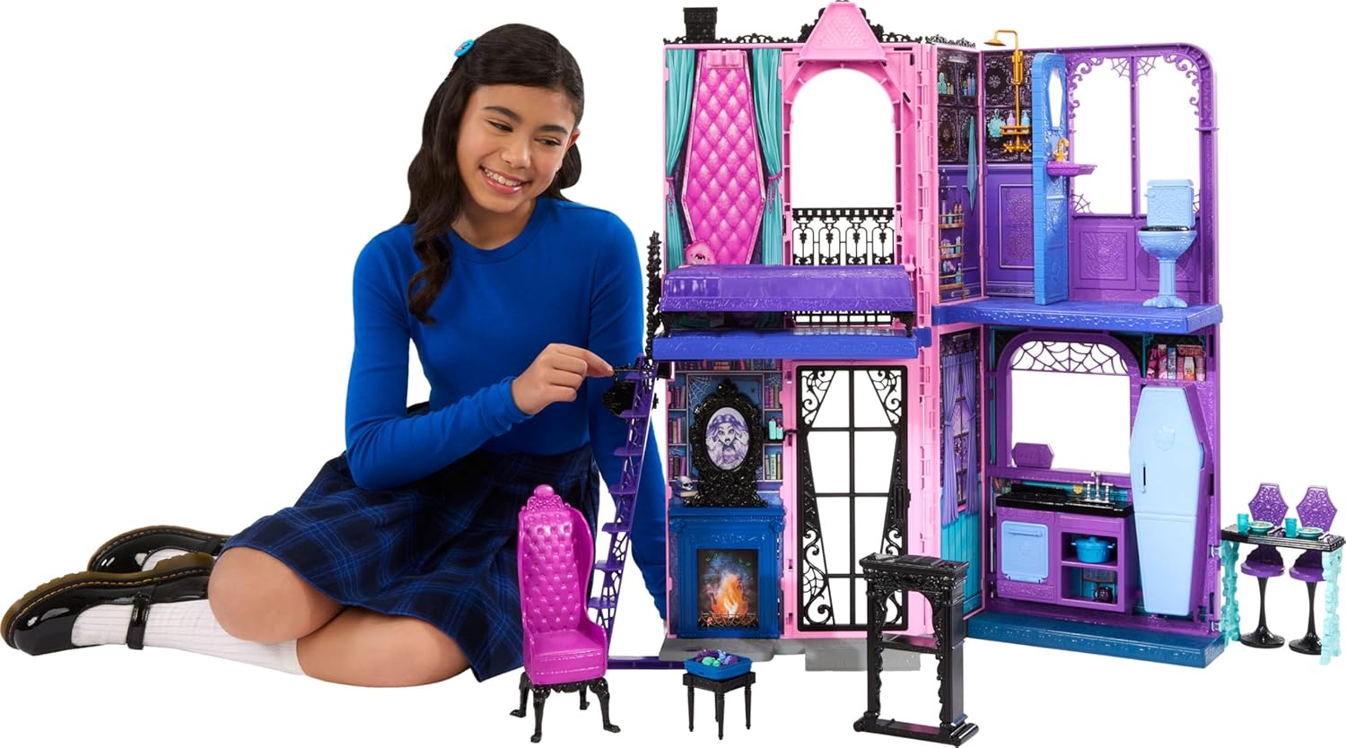 MONSTER HIGH CASA DE MUÑECAS HOTEL BOO-TIQUE  JBF16