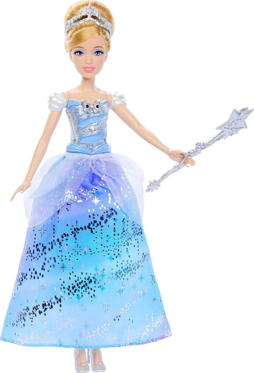 DISNEY PRINCESA MUÑECA CENICIENTA VESTIDO CON LUCES JBF94