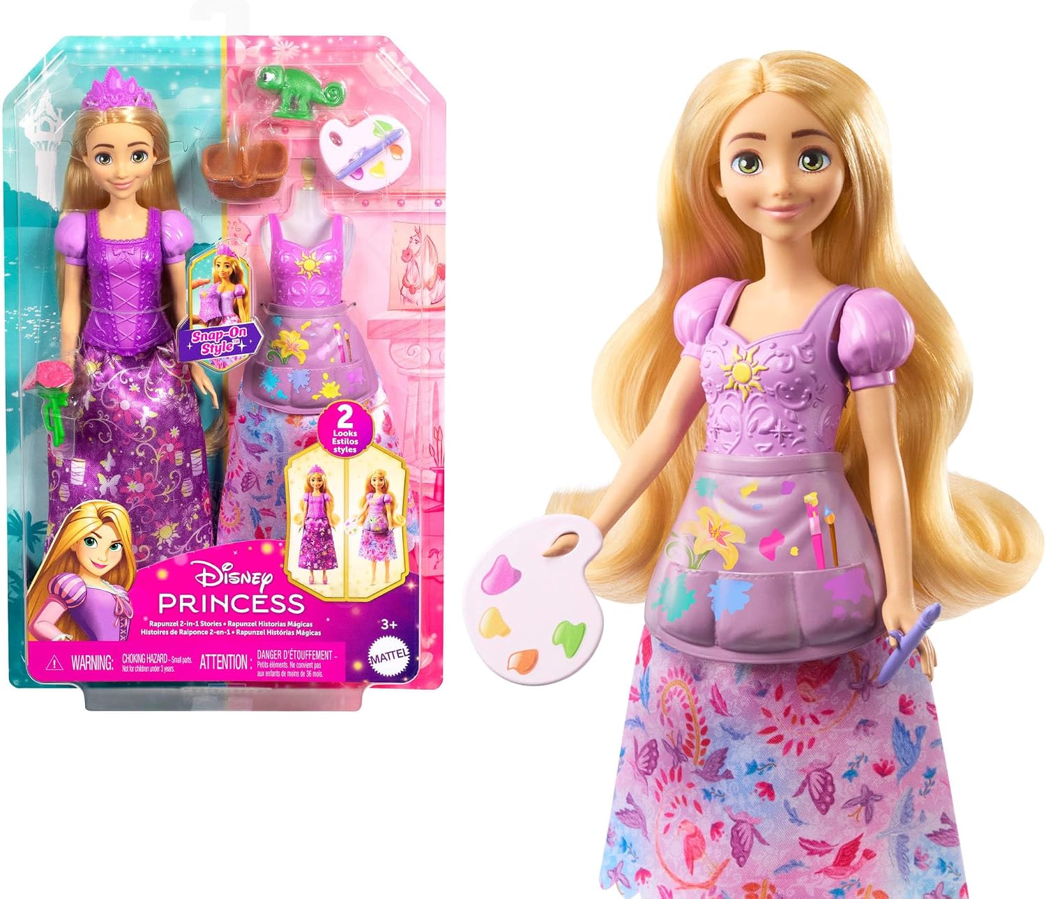 DP SET DE JUEGO RAPUNZEL CAMBIO DE VESTIDO JBG09