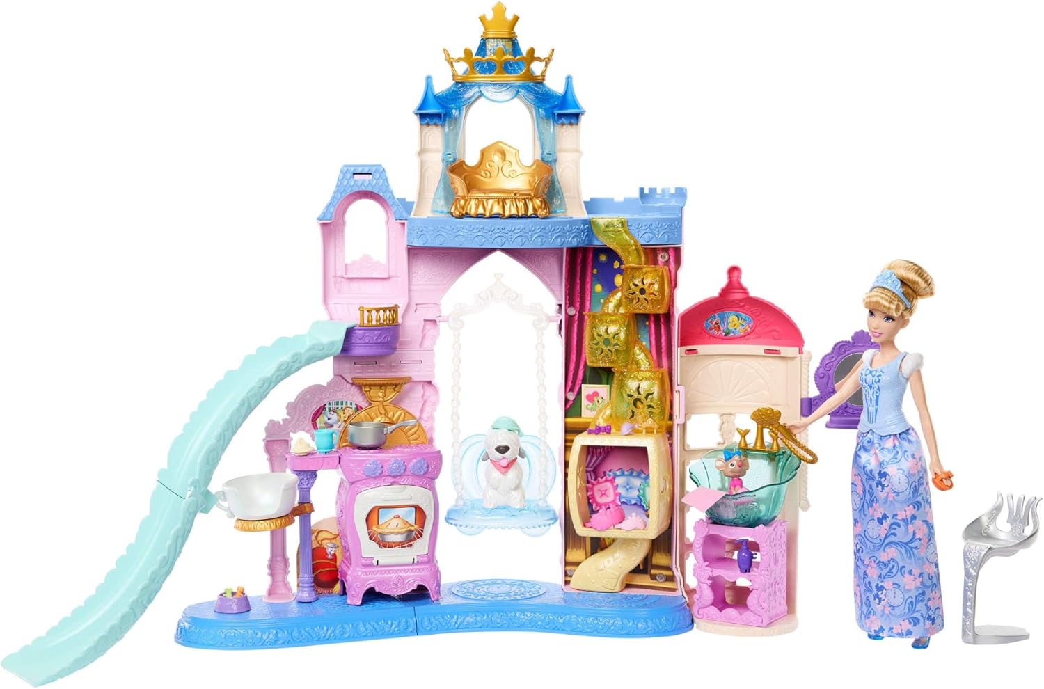 DISNEY PRINCESA SET DE JUEGO PALACIO DE ANIMALITOS  JBF95