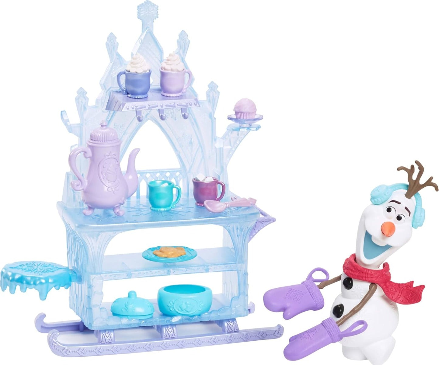 Mattel Disney Frozen El festival del invierno Olaf con trineo de golosinas