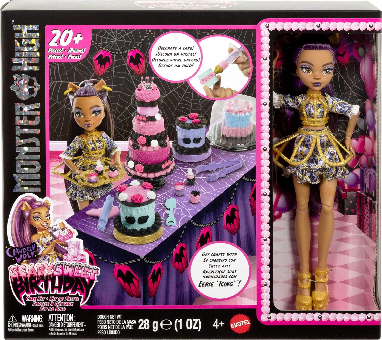 MONSTER HIGH SET DE JUEGO CUMPLEAÑOS DE DRACULAURA 1600  JBG78