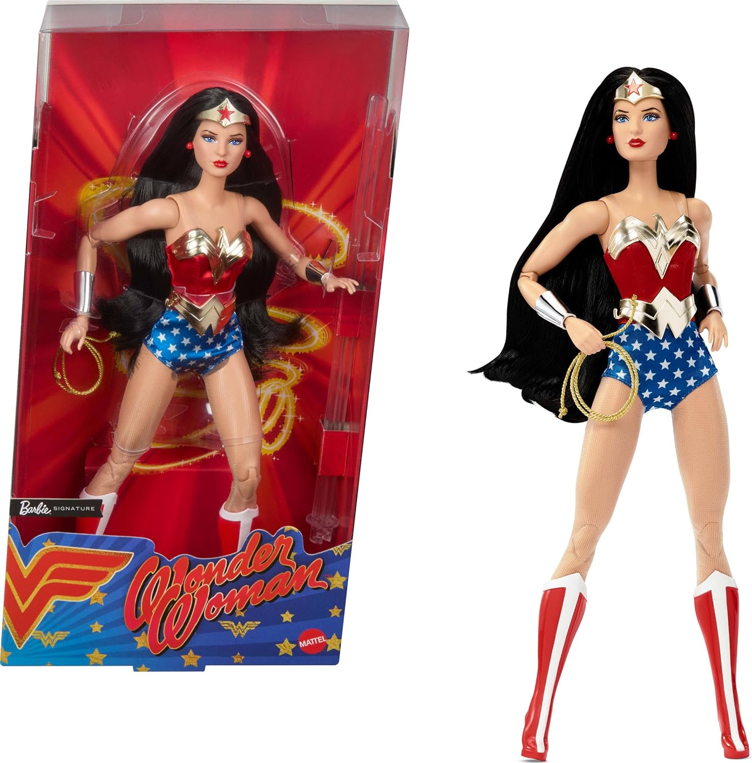 BARBIE SIGNATURE WONDER WOMAN DC COMICS COLECCIÓN  JBJ36