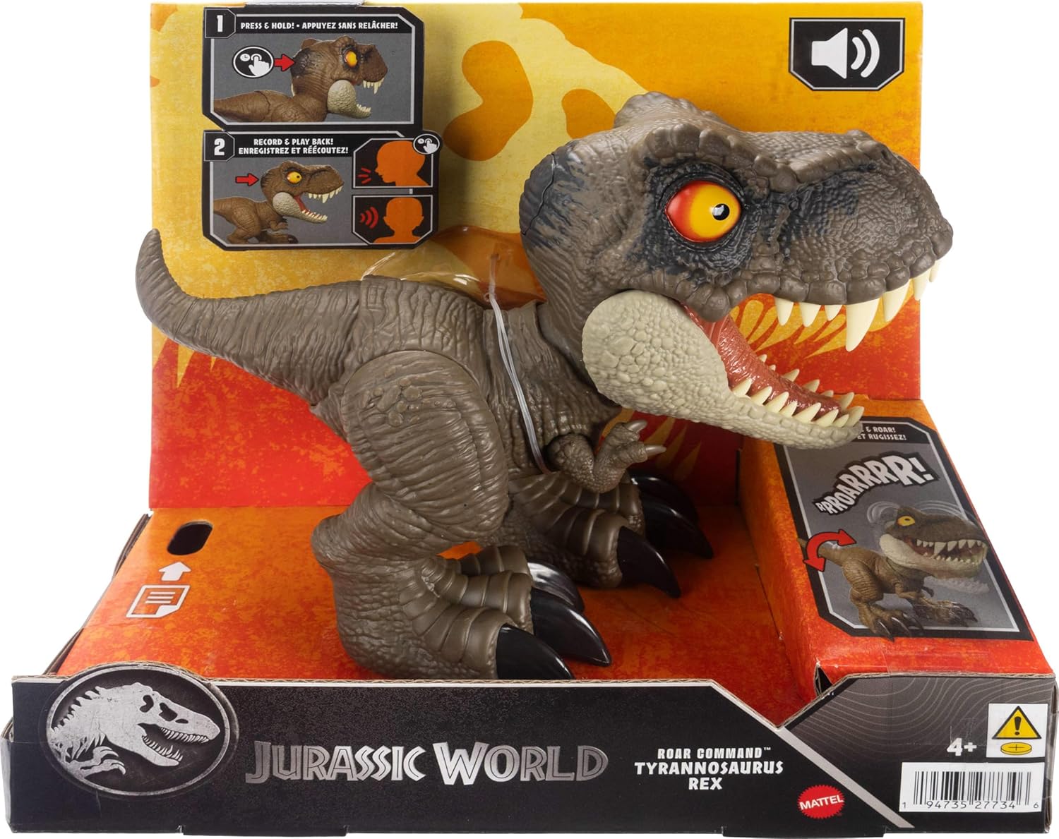 JW COMANDO DE RUGIDO INTERACTIVO T. REX  JCW01