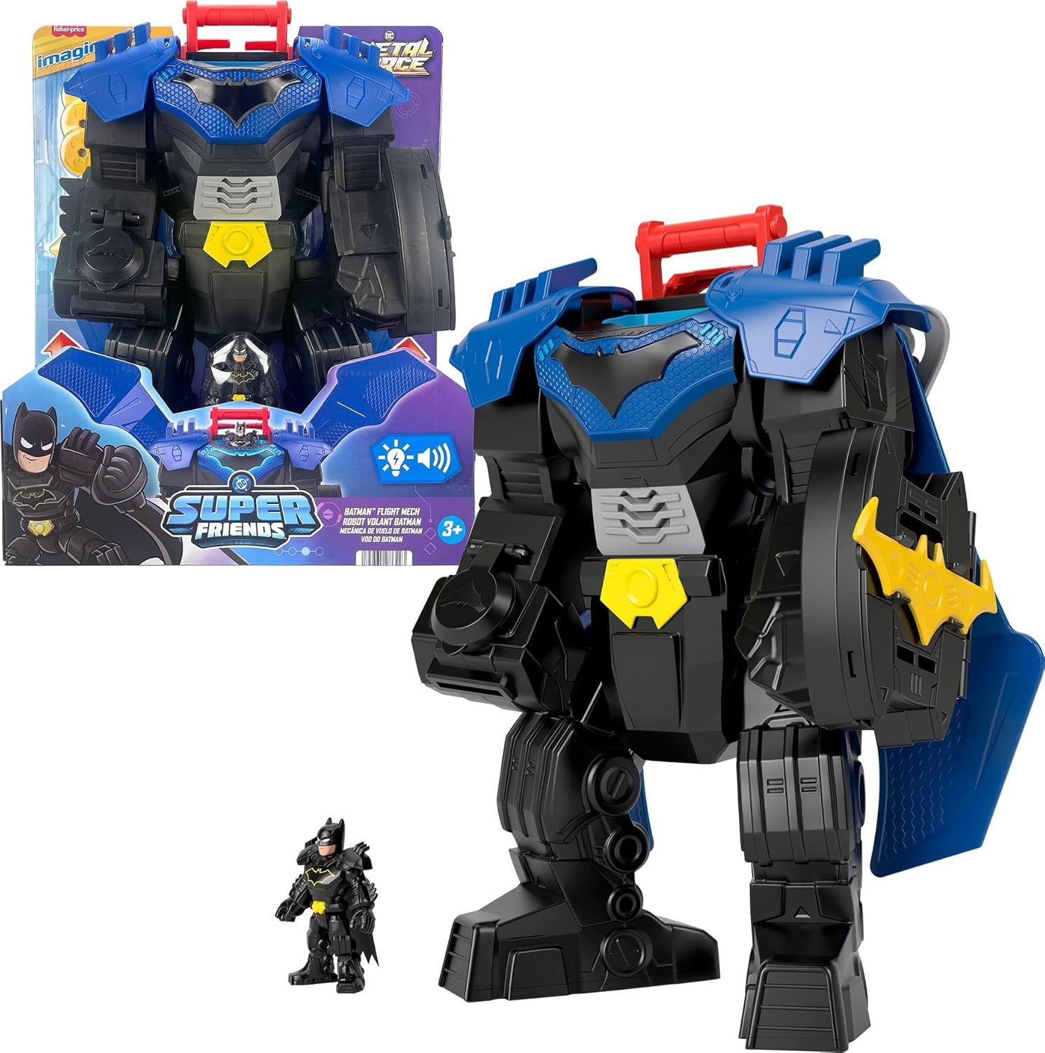 IMAGINEXT DC SUPER FRIENDS FIGURA DE ACCIÓN BATMAN MECH  JDL03