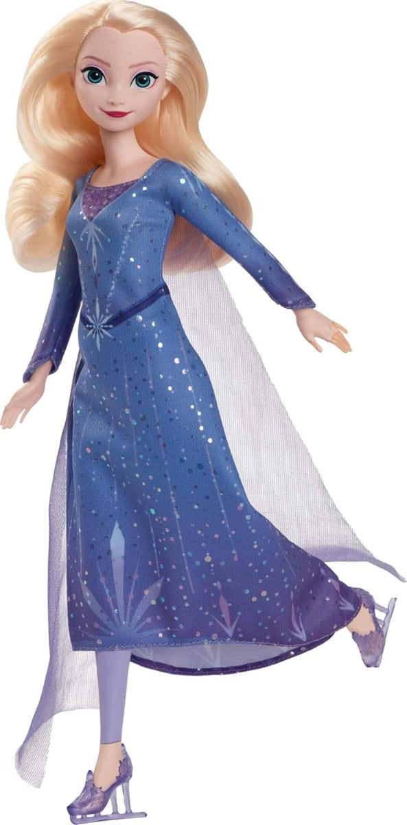 Mattel Disney Frozen Elsa de patinaje sobre hielo