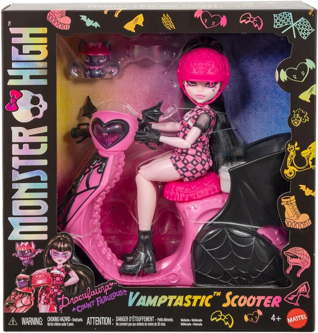 MH MUNECA DRACULAURA CON SCOOTER JDR61