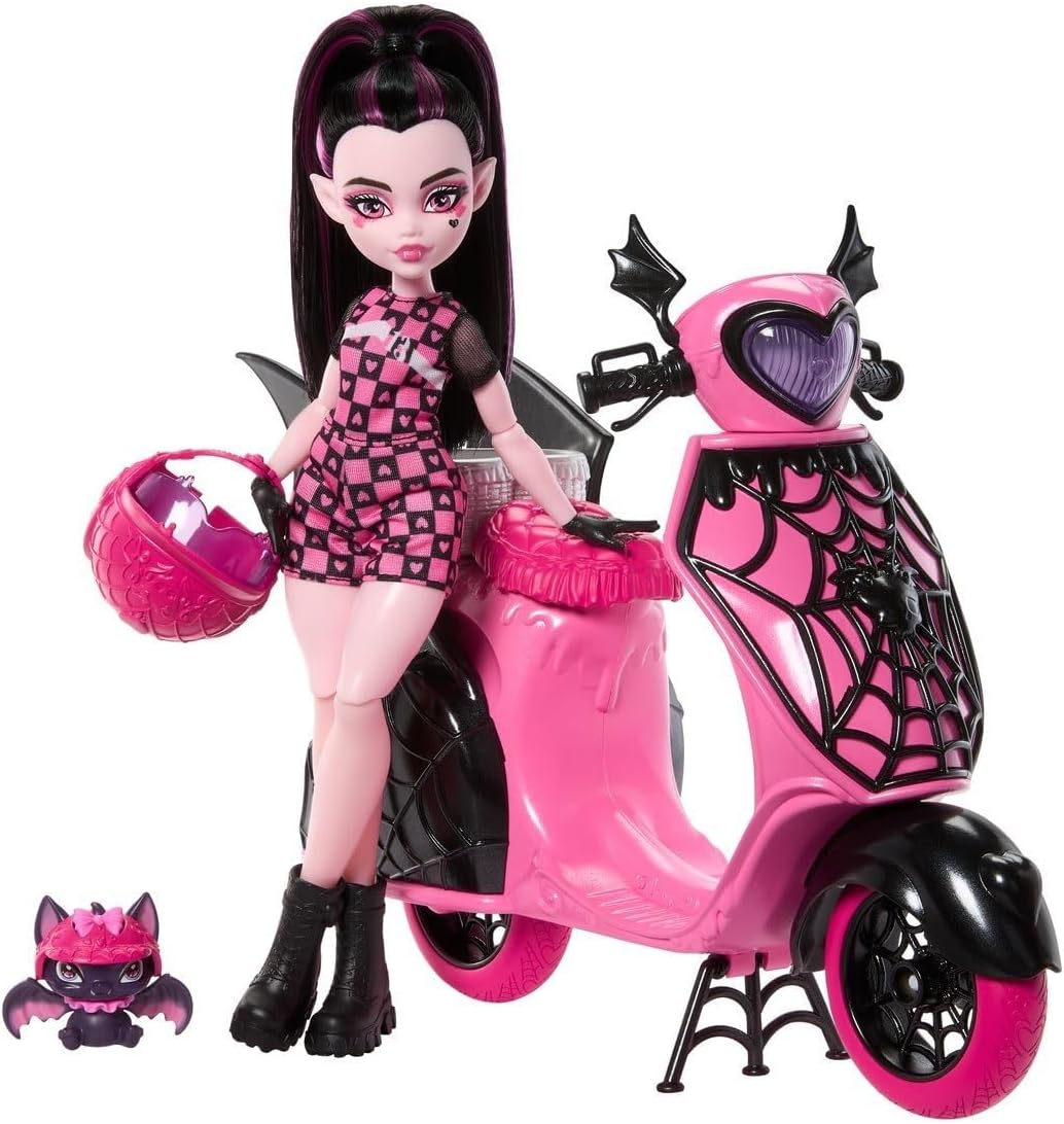 MH MUNECA DRACULAURA CON SCOOTER JDR61