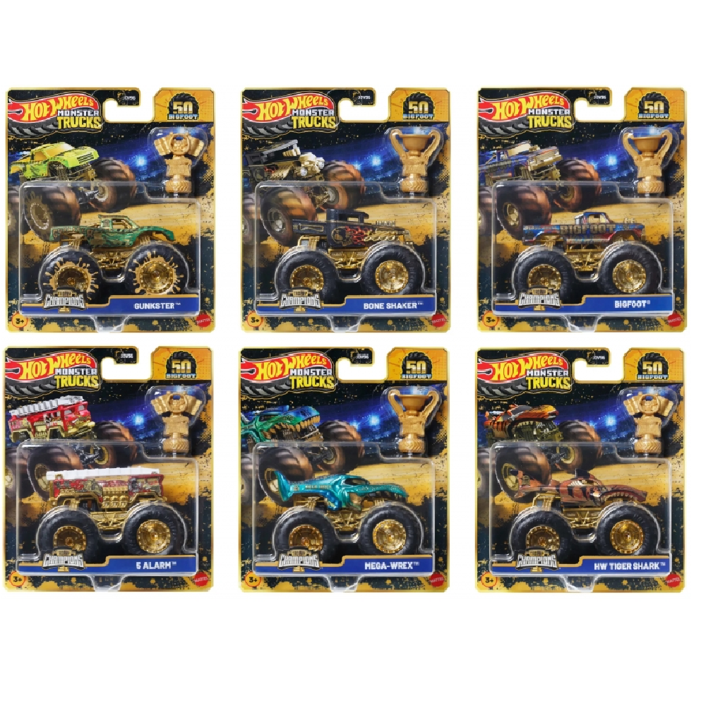 HW MONSTER TRUCKS SURT AUTOS CAMPEONATO DE BIGFOOT ESC 1:64 JDV96
