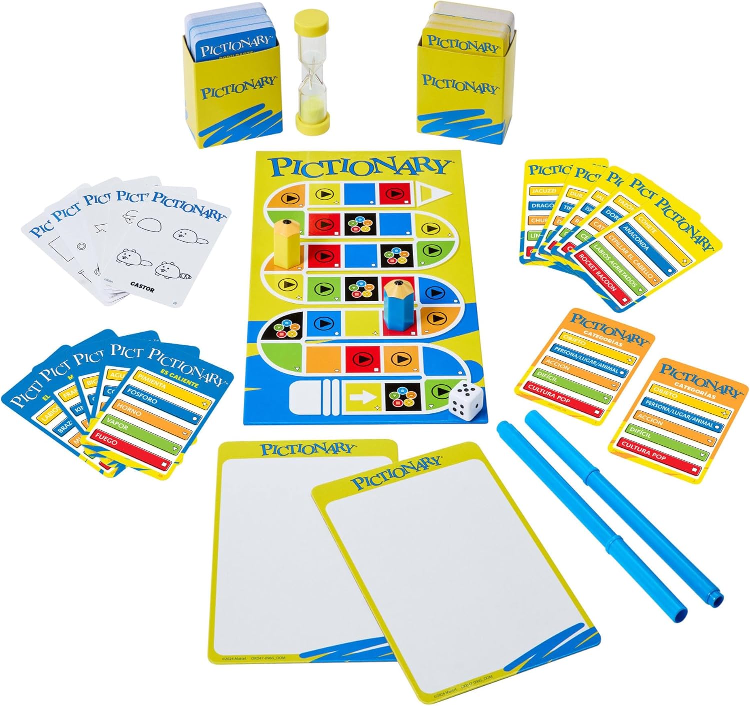 PICTIONARY JUEGO DE MESA ORIGINAL 40 ANIVERSARIO PARA NIÑOS  JDX97