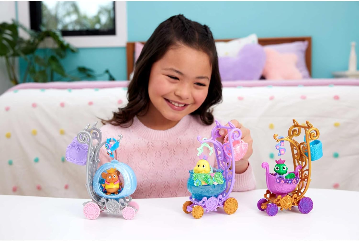 DISNEY PRINCESA ACCESORIO CARRIOLA DE ANIMALITOS JFC34
