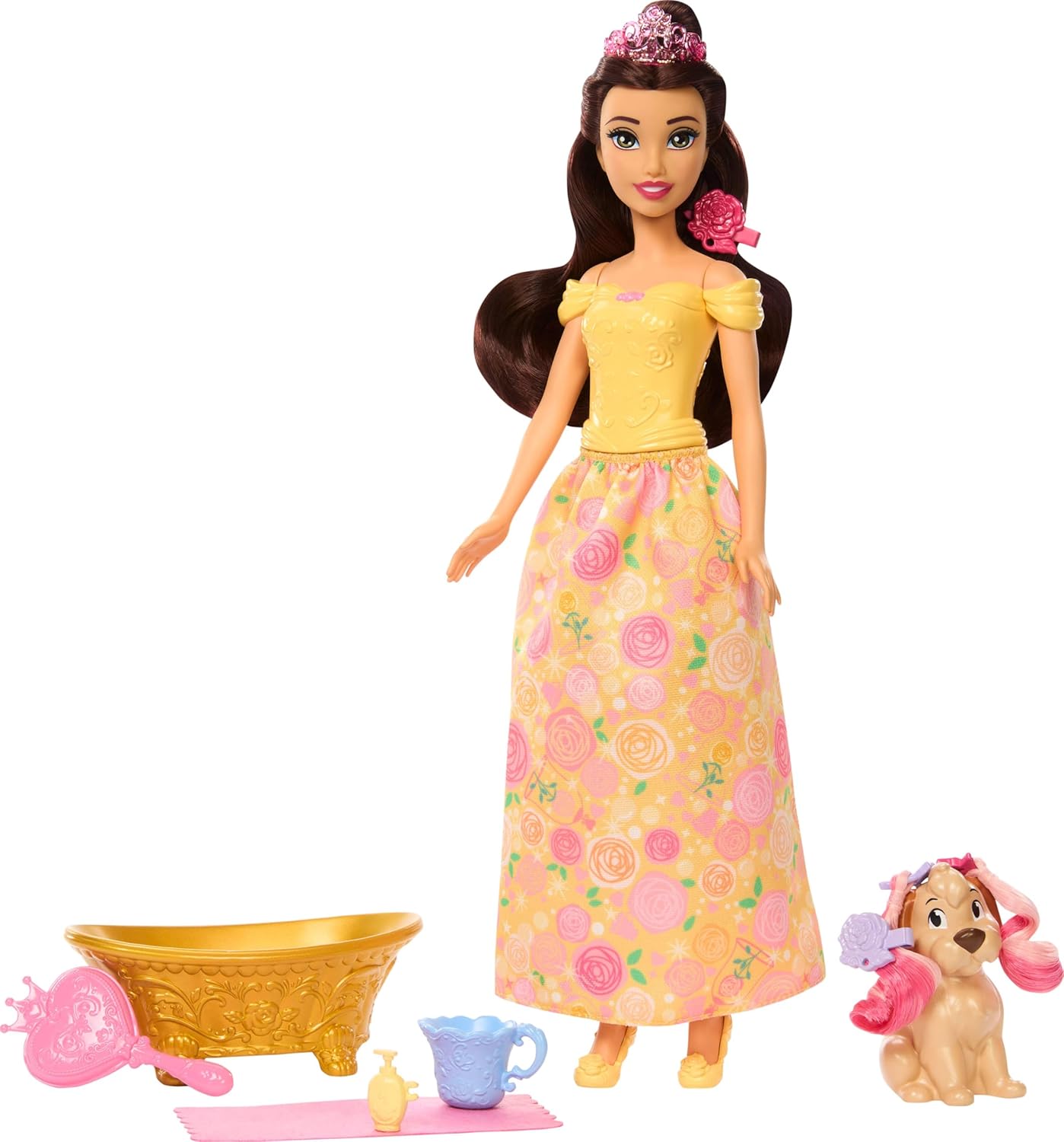 DISNEY PRINCESA SET DE JUEGO HORA DEL BAÑO CON BELLA  JFC42