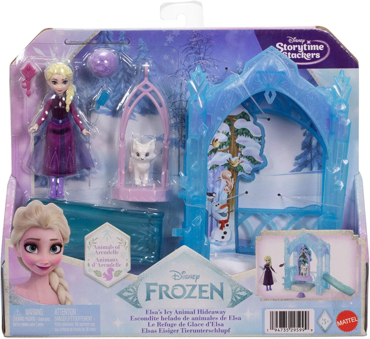 DISNEY FROZEN SET DE JUEGO MUÑECA CON MASCOTA ARENDELLE   JFG29