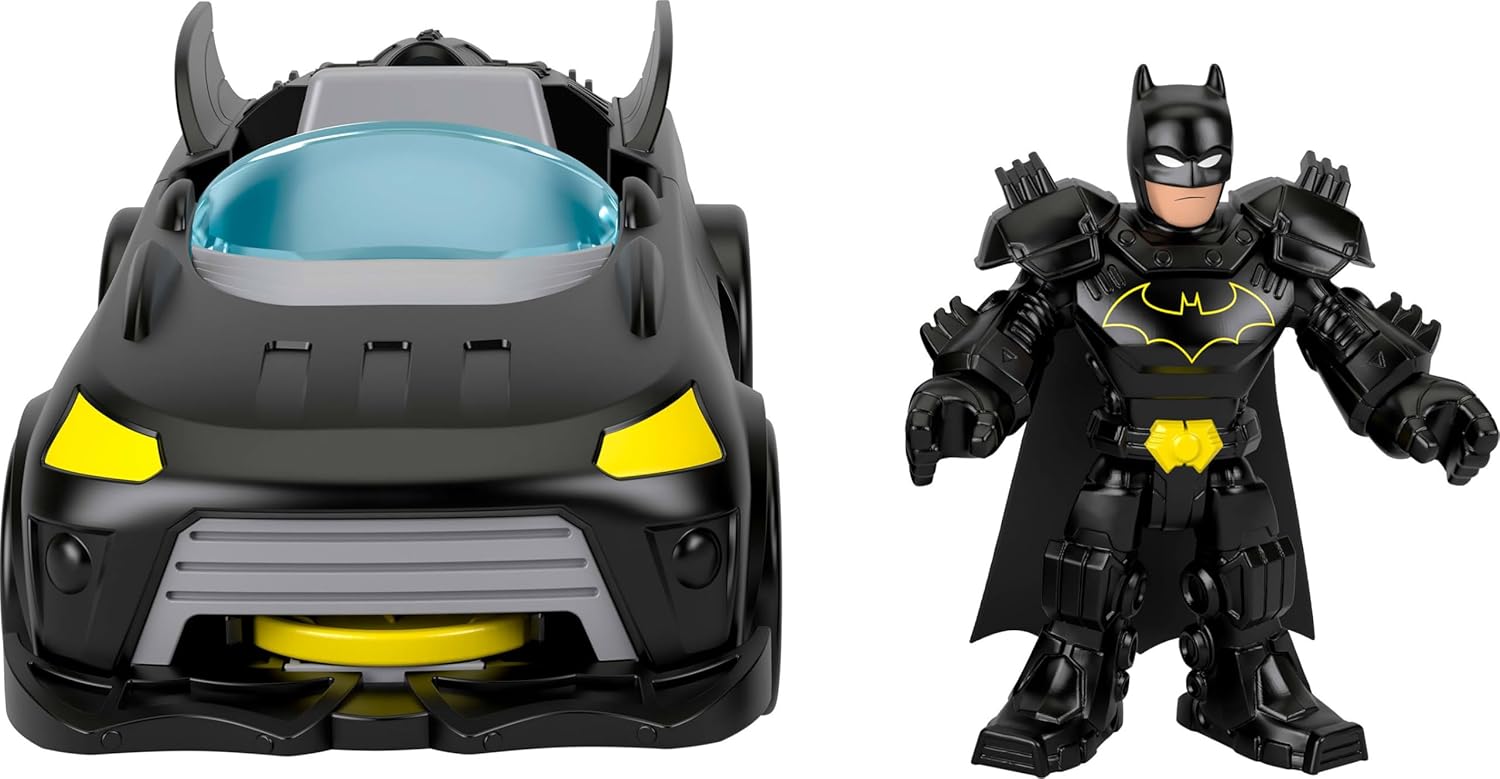 IMAGINEXT DC SUPER FRIENDS SET DE JUEGO BATMAN Y VEHÍCULO  JFJ68