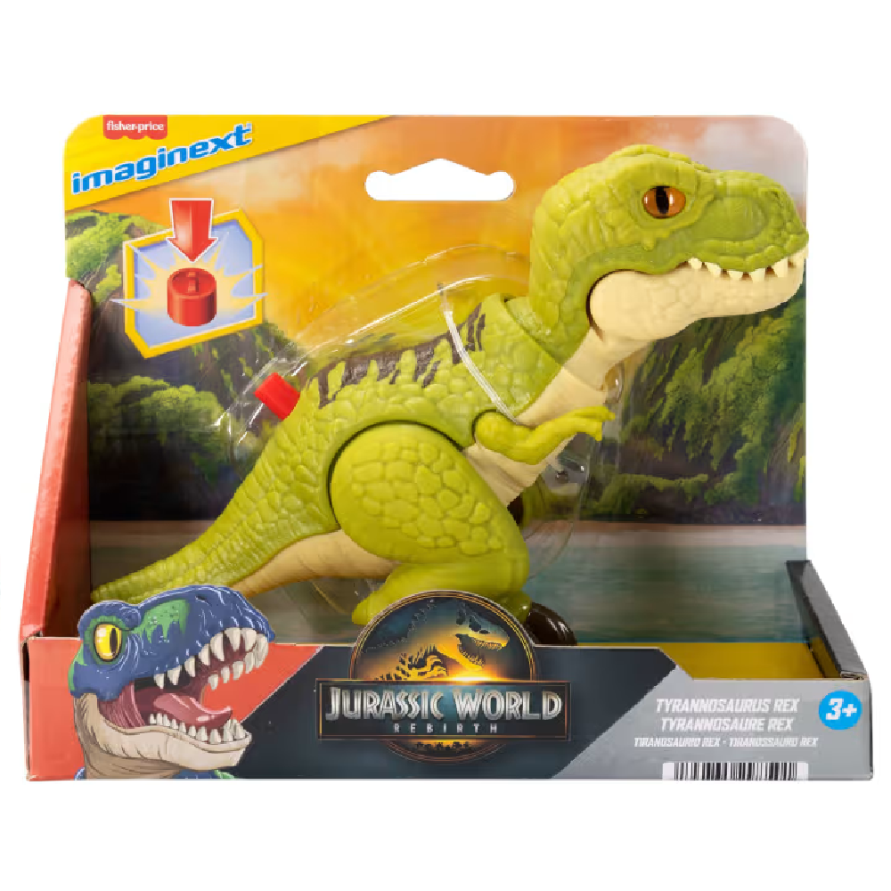 IMAGINEXT JURASSIC WORLD DINOSAURIO DE JUGUETE REBIRTH T-REX    JFJ65