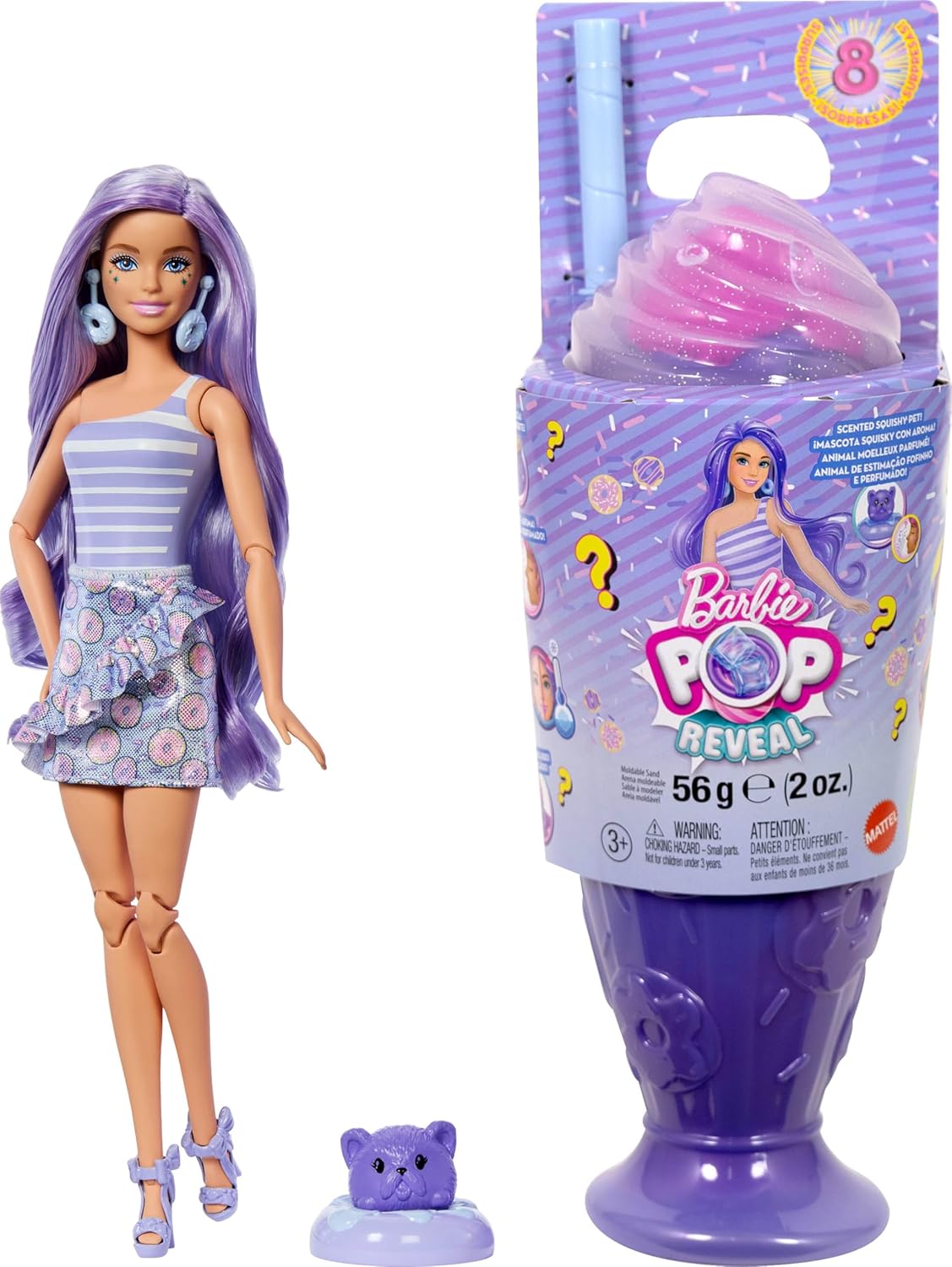 BARBIE POP REVEAL MUÑECA DULCES SORPRESAS  JFY00