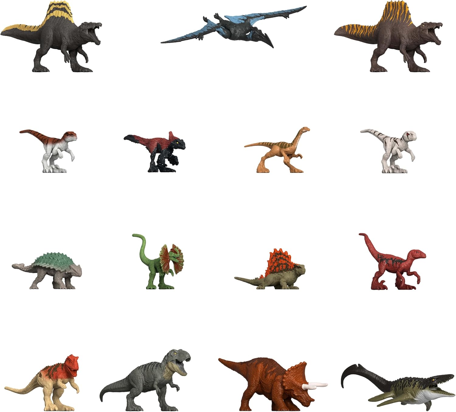 JURASSIC WORLD DINOSAURIO JUGUETE REBIRTH PAQUETE MINIS    JGB53