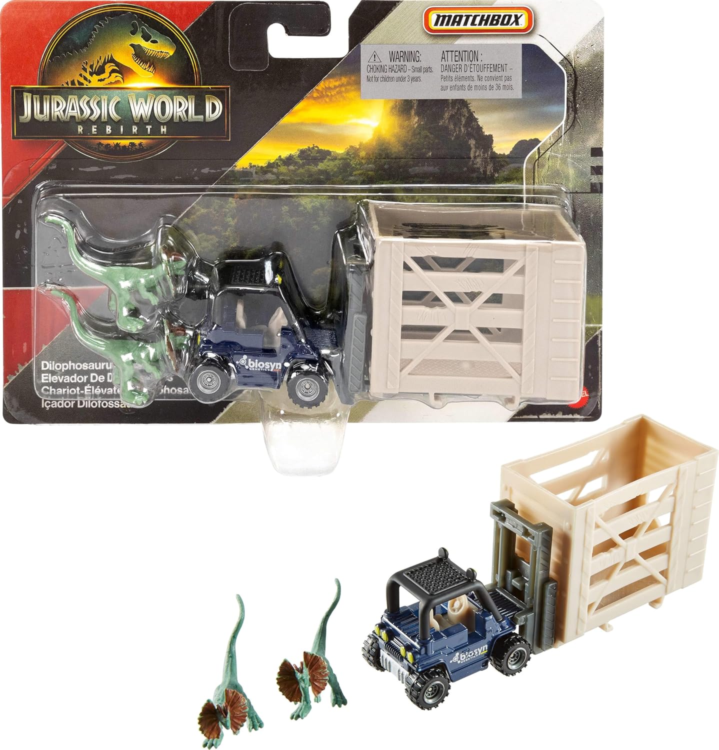 MBX JURASSIC WORLD TRANSPORTADOR DINOSAURIOS JGL74