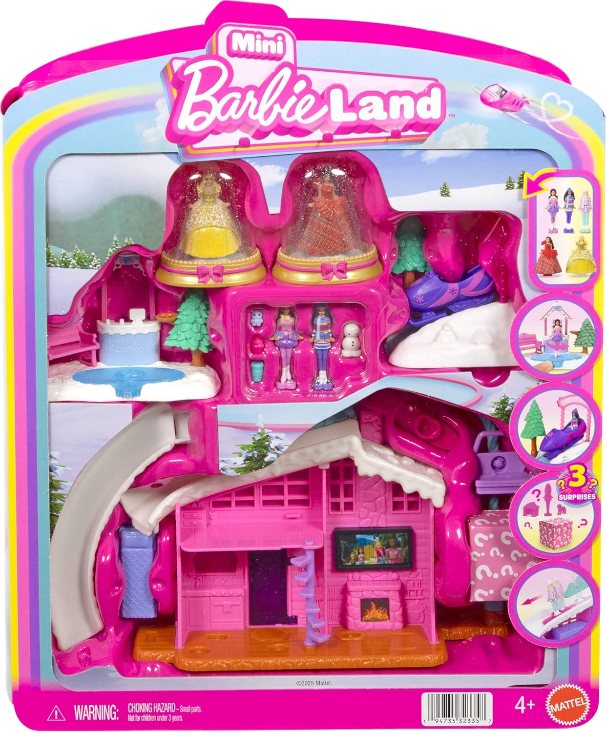 BARBIE MINI BARBIELAND SET DE JUEGO PAQUETE MUNDO MINIATURA  JGW15