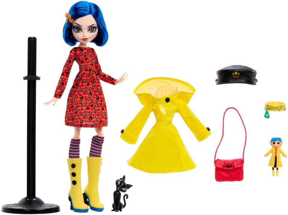 MH CORALINE MUÑECA  SKULLECTOR COLECCIÓN JHK65