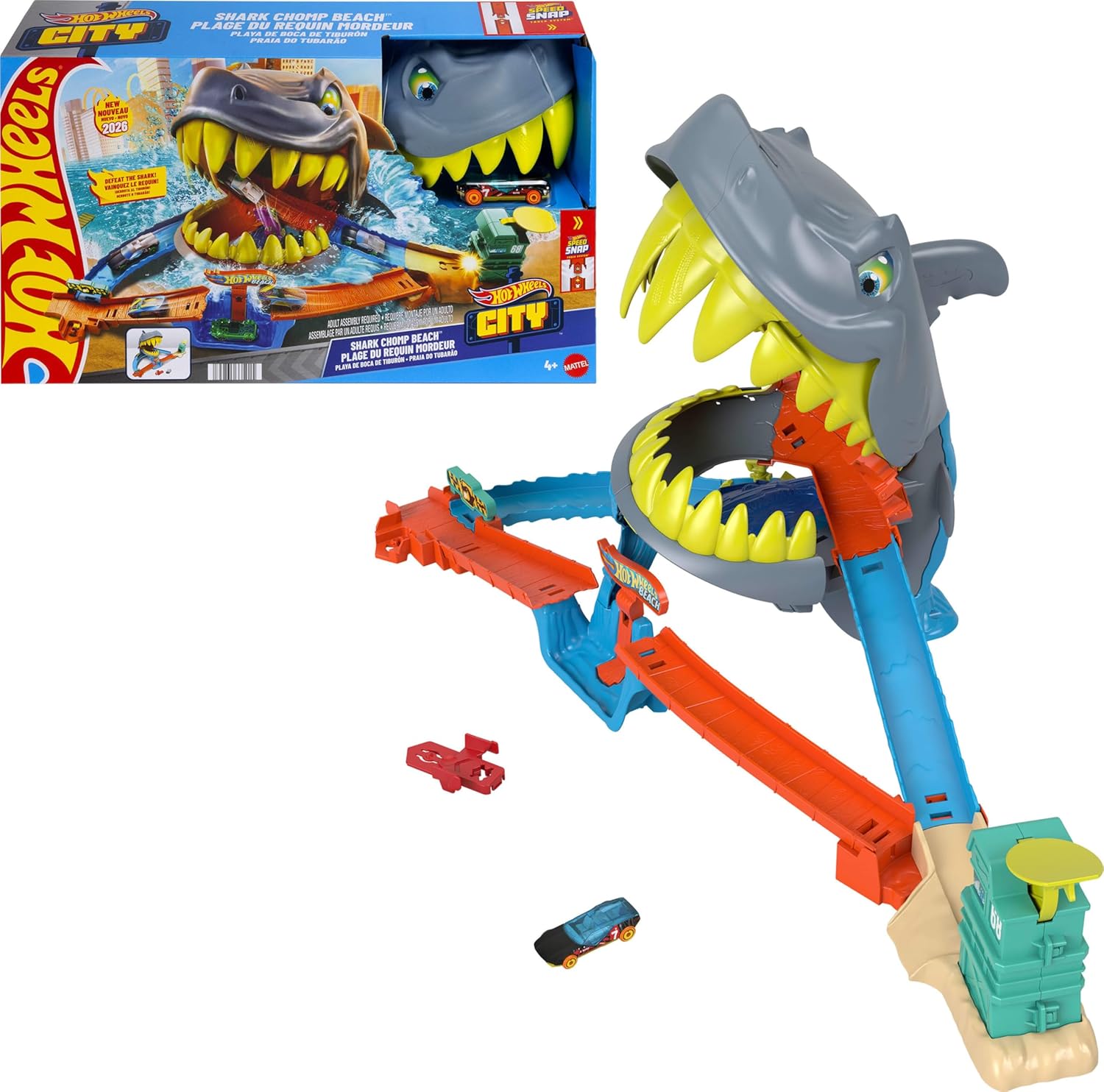 Hot Wheels City Pista Tiburón JHL96