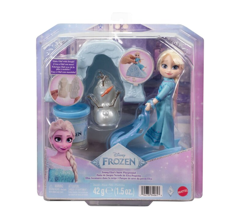 FROZEN FASHION DOLLS ELSA TODDLER CON TRINEO  JJP87